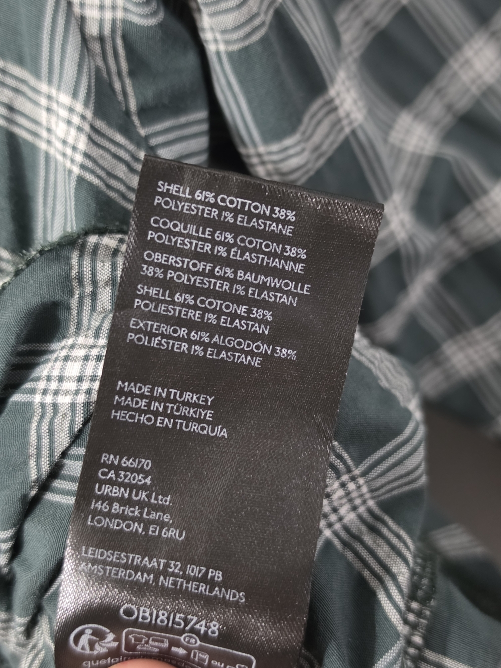 Anthropologie Maeve The Bennett Buttondown Shirt Plaid Edition Green Womens XL - Picture 11 of 13